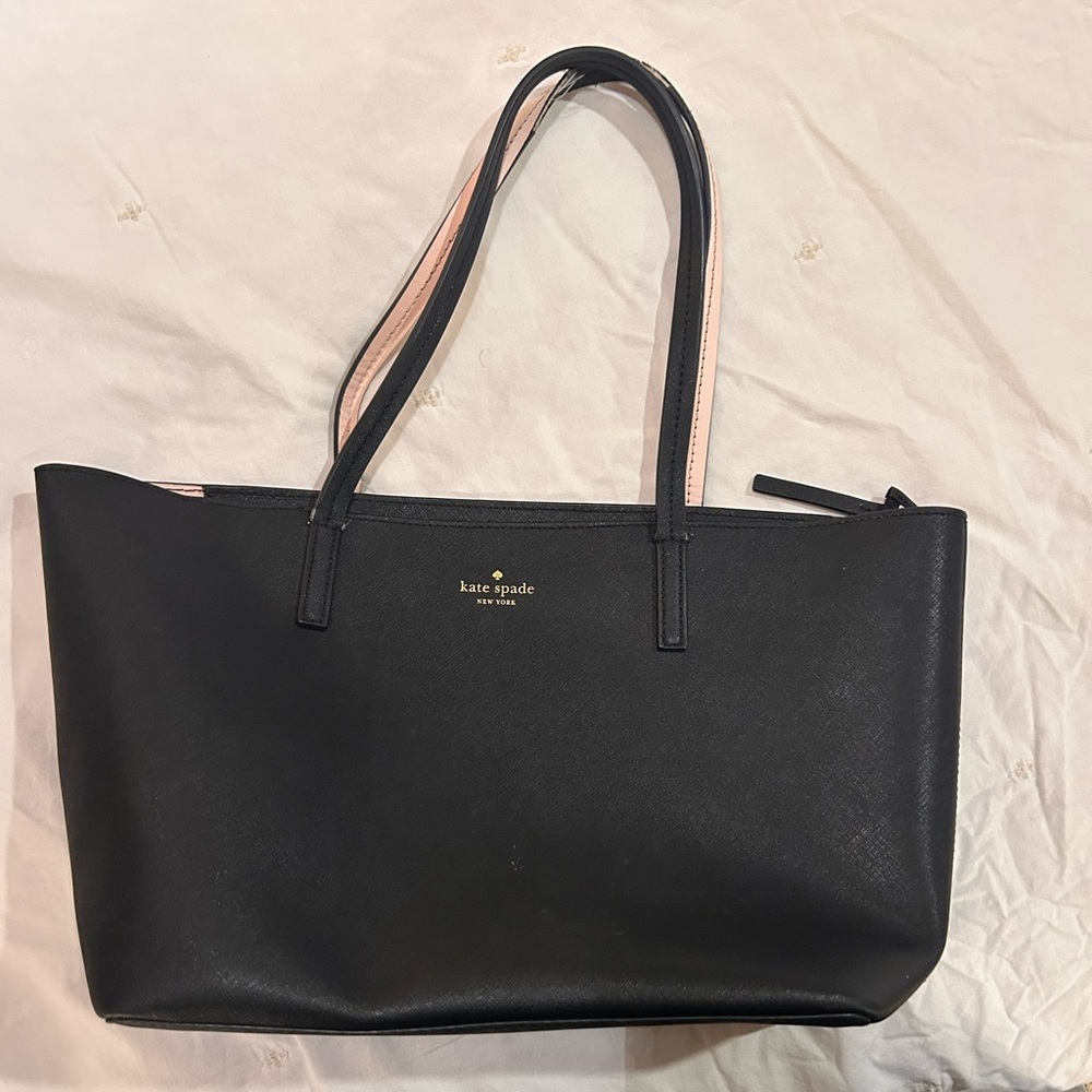 Kate Spade Black and Pink Tote Bag